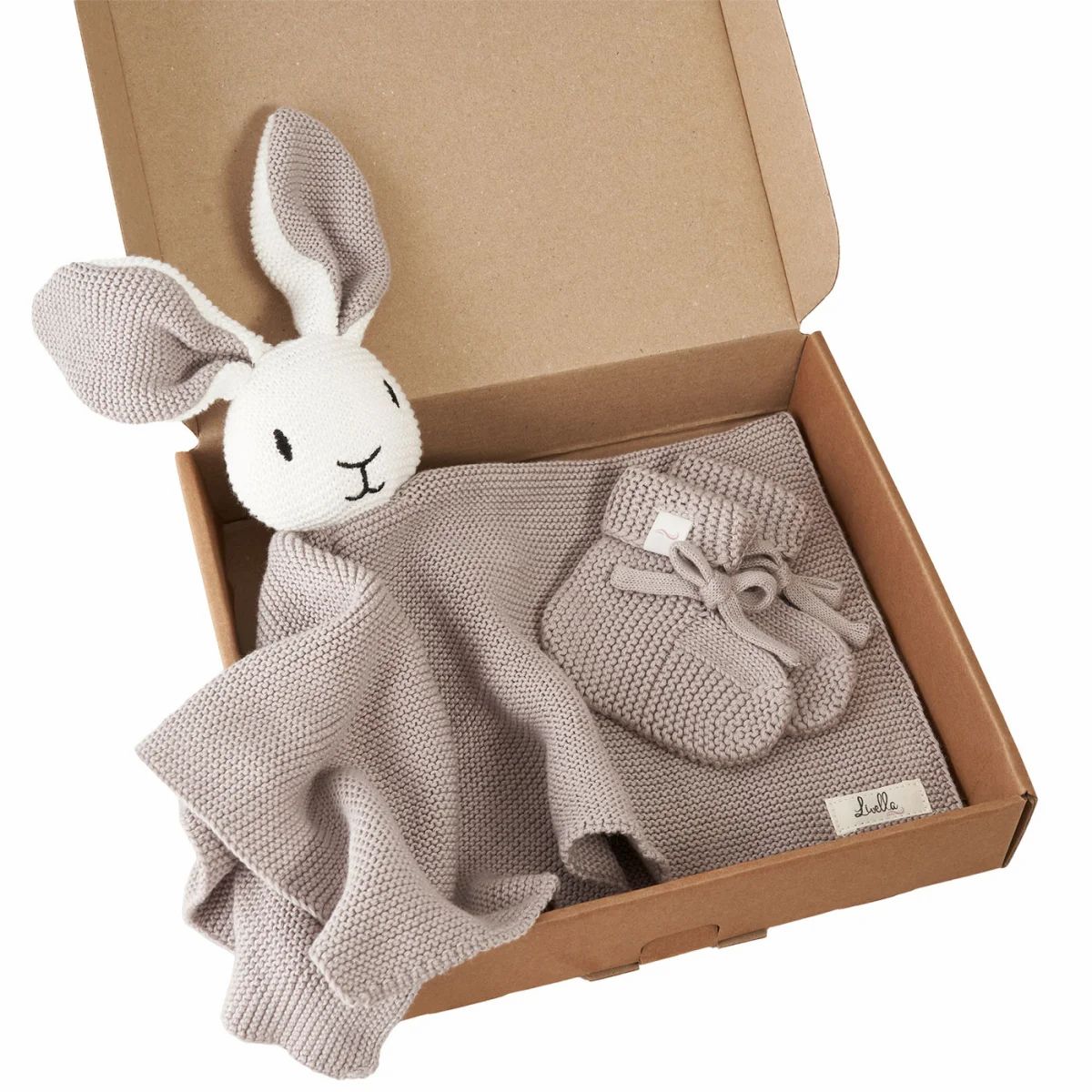 Livella Kuscheltuch Hase Mit S Ckchen Aus Bio Baumwolle St Shop