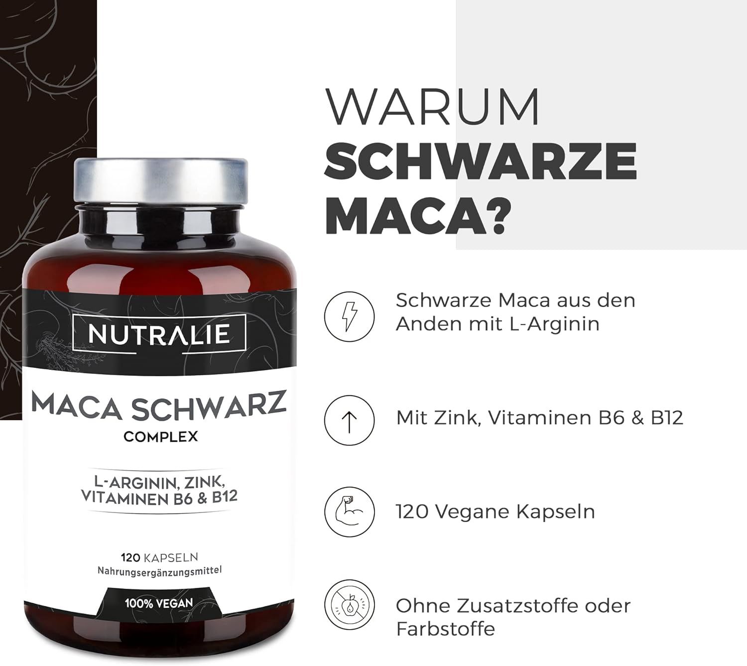 Nutralie Maca Kapseln Hochdosiert St Shop Apotheke