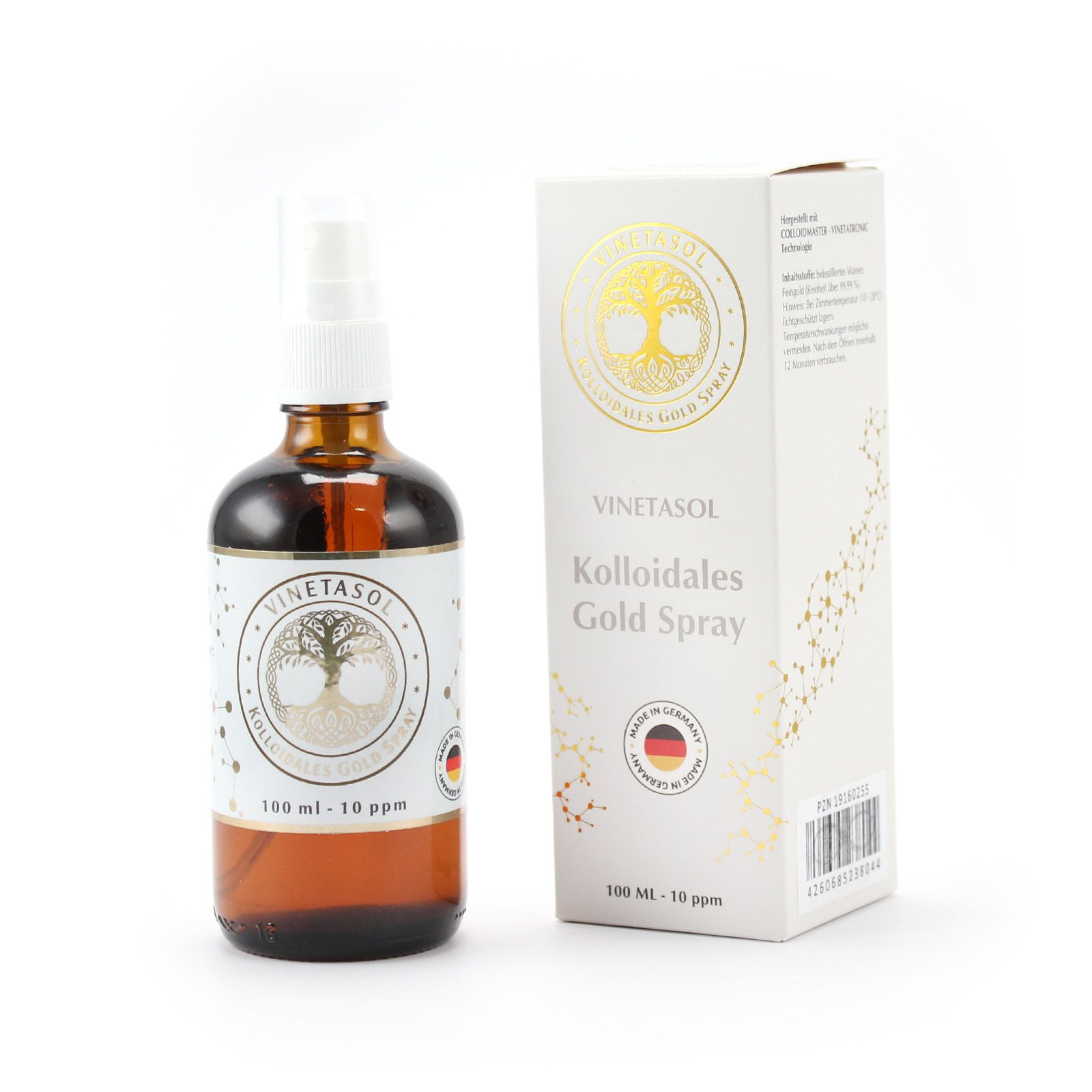 VINETASOL Kolloidales Gold Spray 10ppm 100 Ml Shop Apotheke