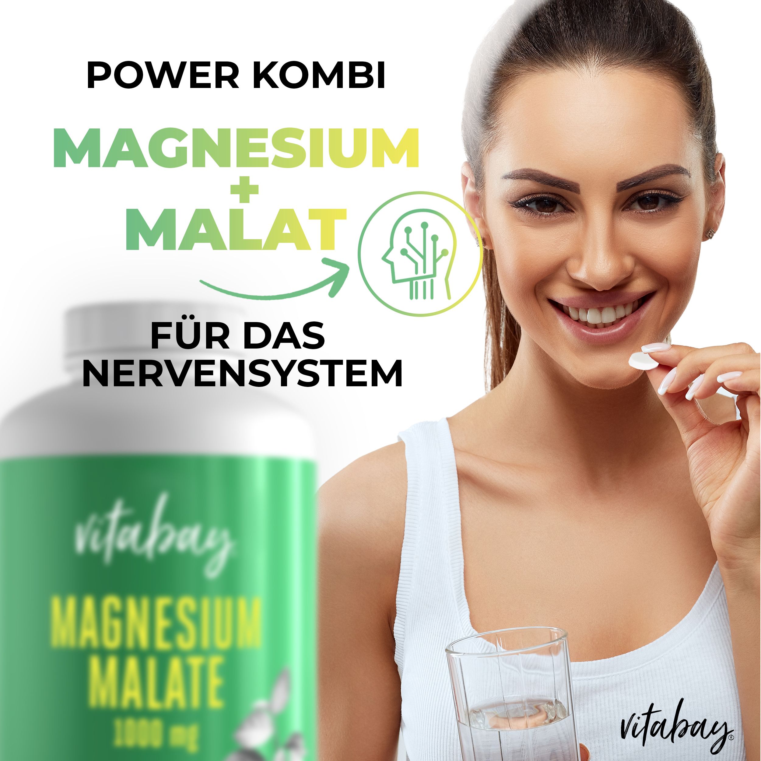 Vitabay Magnesium Malate 1000mg 360 St Shop Apotheke