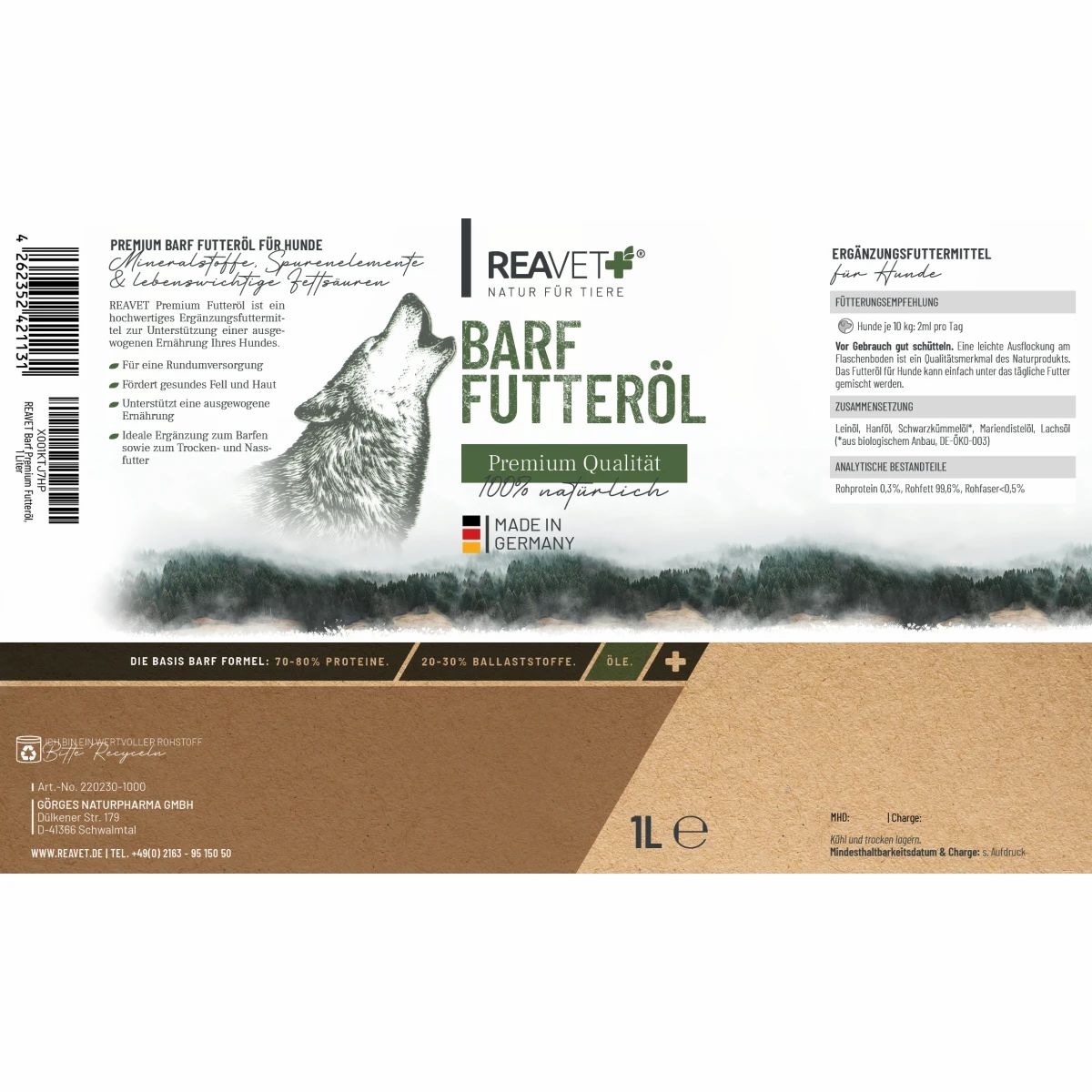 Barf Premium Futter L Reavet L Shop Apotheke