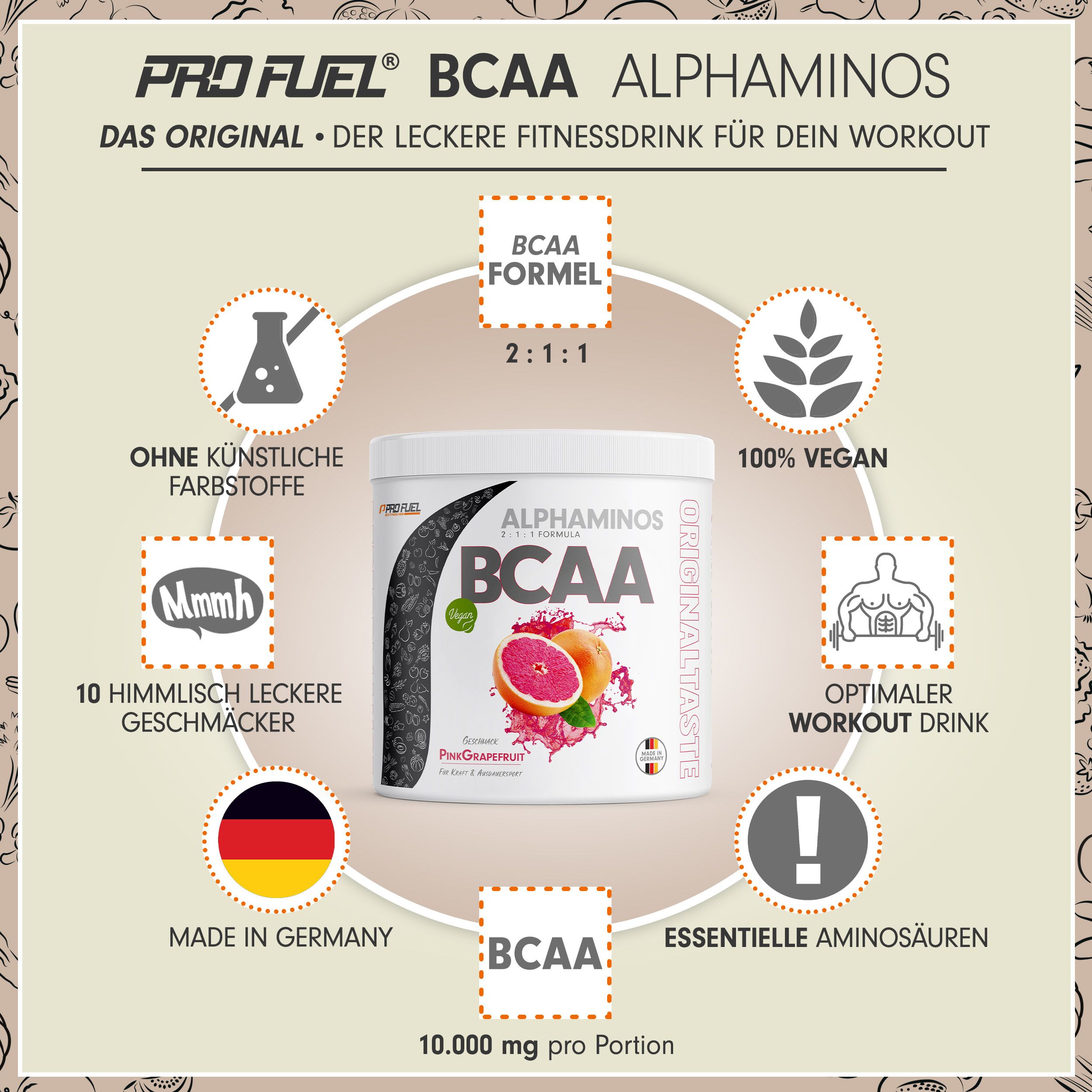 Profuel Alphaminos Bcaa Pulver G Shop Apotheke