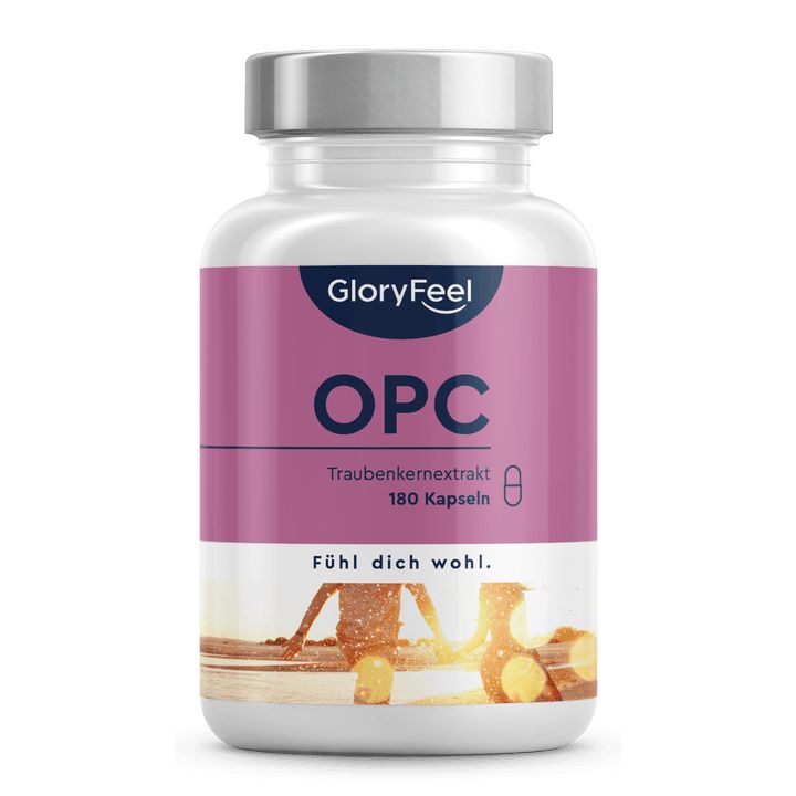 Gloryfeel OPC Traubenextrakt Kapseln Vitamin C 180 St Shop Apotheke