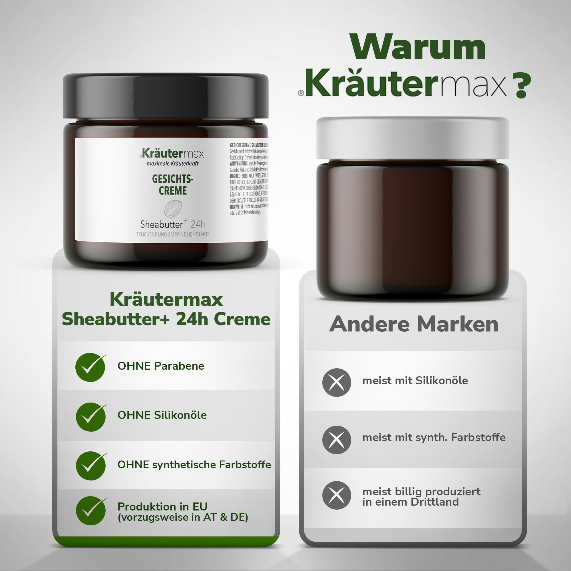 Kräutermax Gesichtscreme Sheabutter plus 24h 100 ml Shop Apotheke