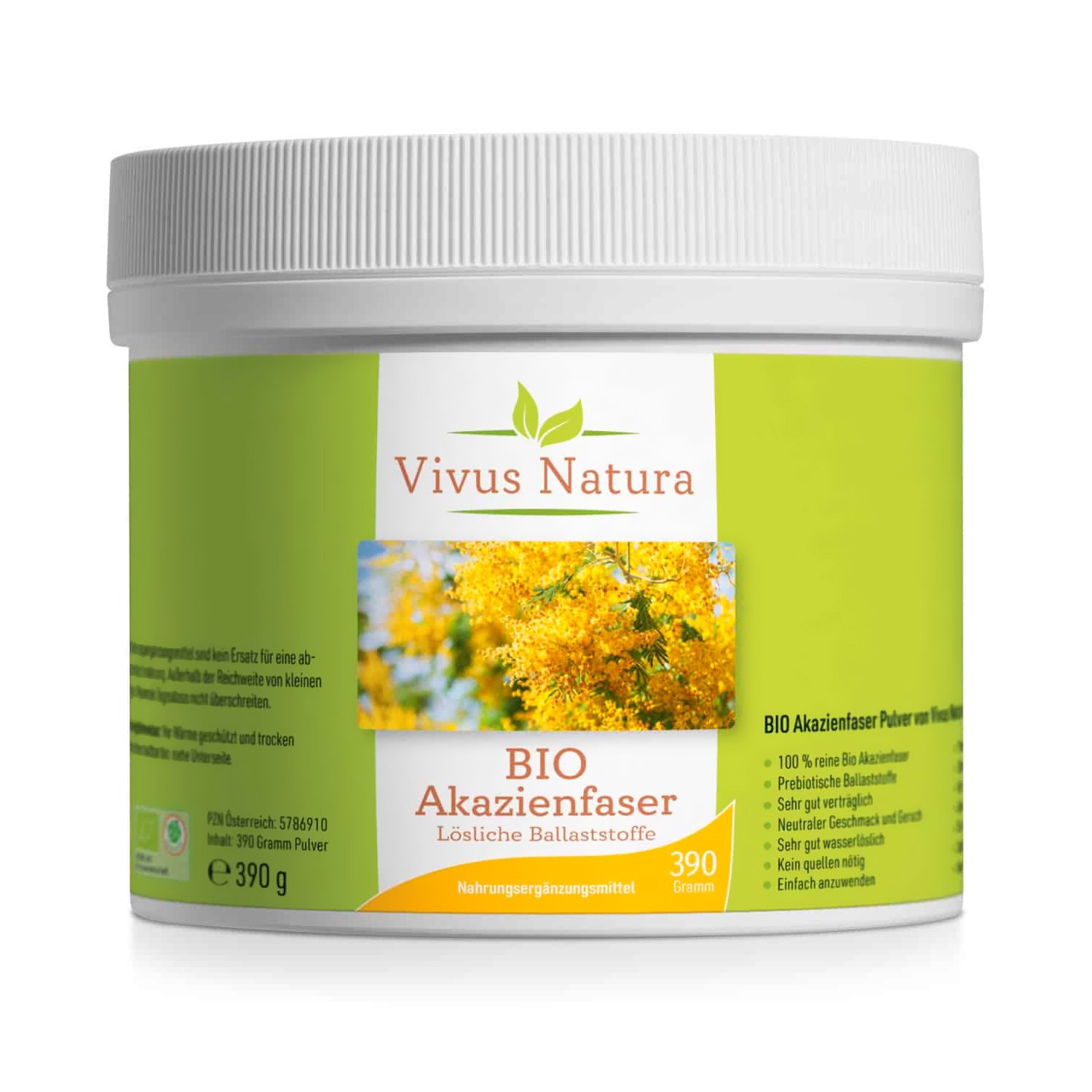 Vivus Natura Bio Akazienfaser Pulver G Shop Apotheke