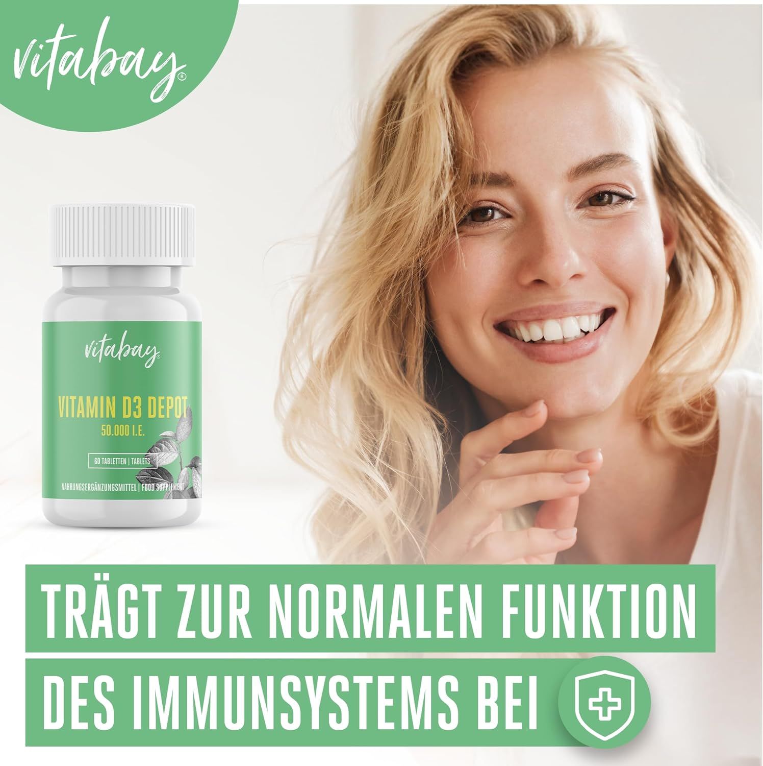 Vitabay Vitamin D3 Depot 50 000 I E 60 St SHOP APOTHEKE