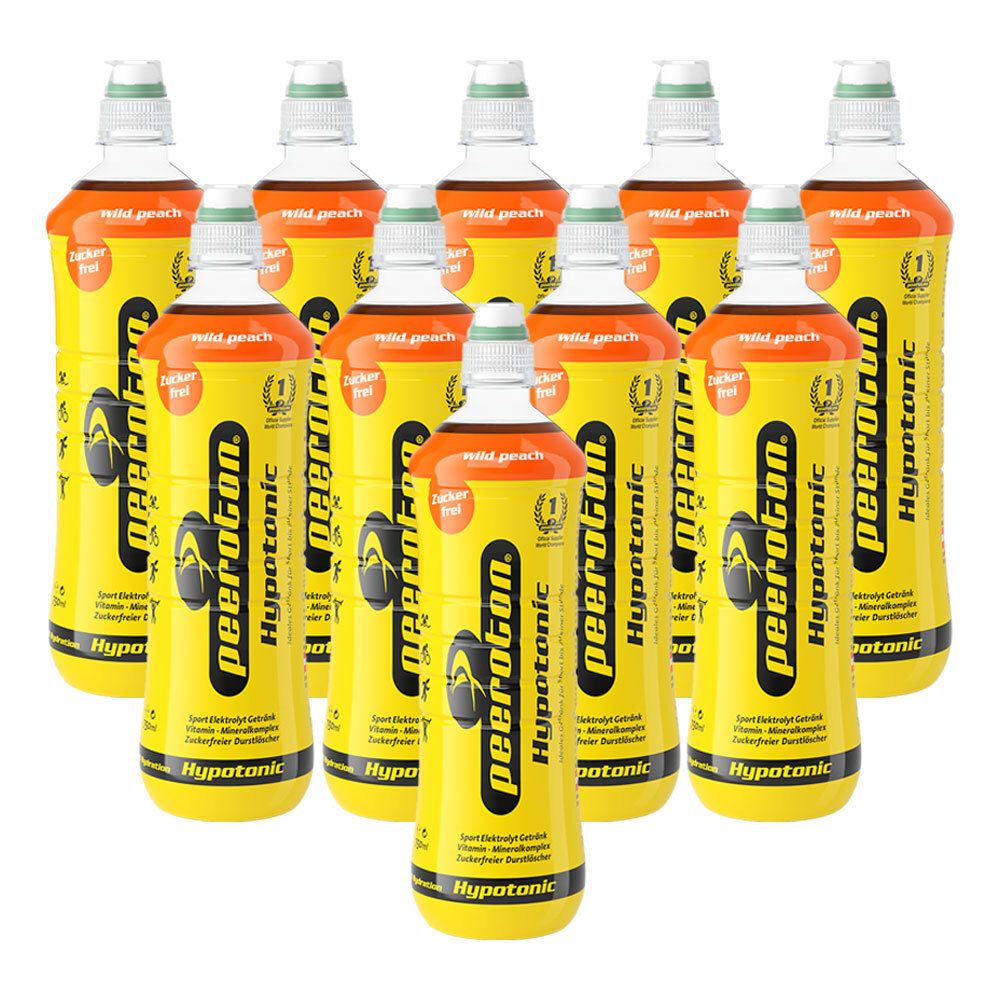 peeroton® Hypotonic Sports Drink, Wild Peach 6x750 ml