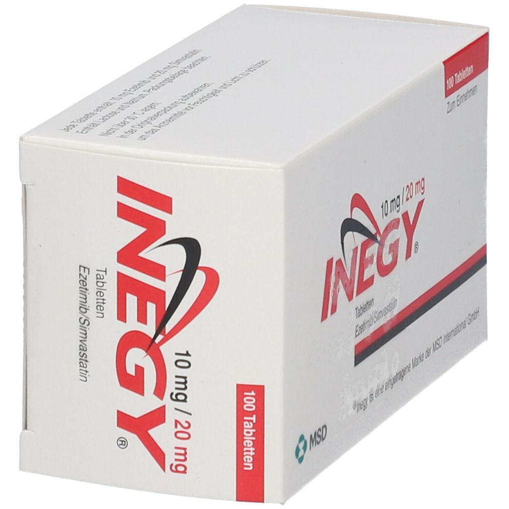 Inegy 10 mg/20 mg 100 St