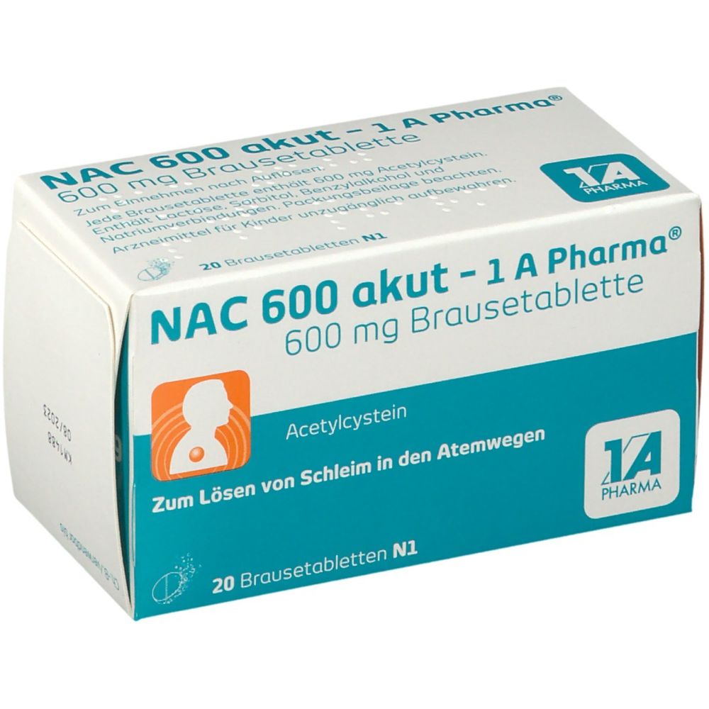 NAC 600 akut - 1A Pharma® 20 St - shop-apotheke.com