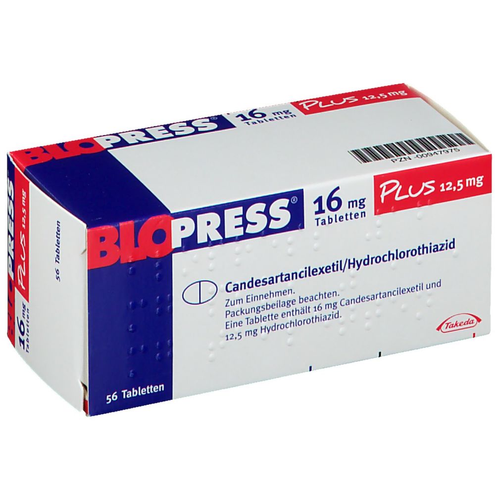 Blopress® 16 Mg Plus 12,5 Mg 56 St - Shop-apotheke.com