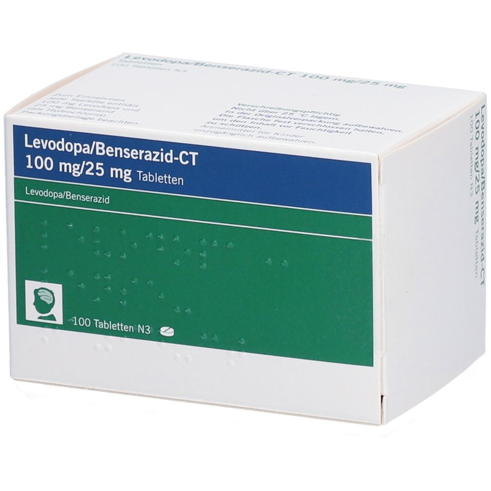 Levodopa/Benserazid-CT 100 mg/25 mg 100 St - shop-apotheke.com