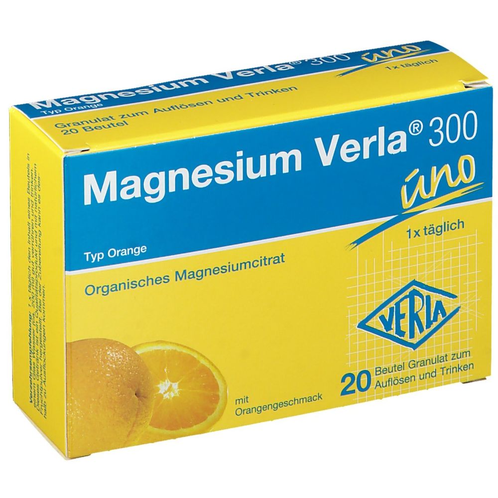Magnesium Verla® 300 uno Orange 20 St - shop-apotheke.com