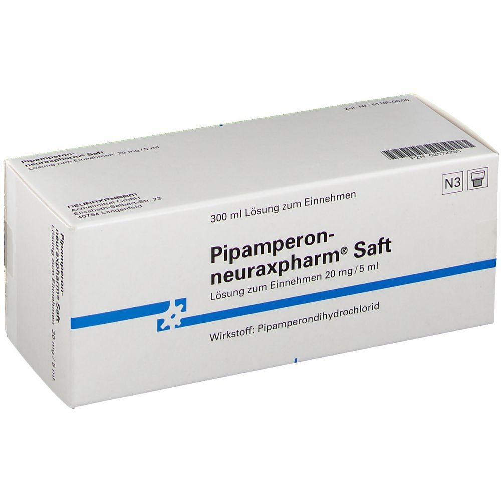 Pipamperon Saft 20 Mg 5 Ml Dosierung