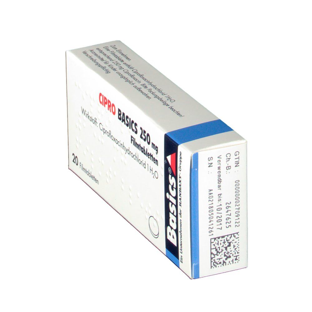 Cipro Basics 250 Mg Dosierung Blasenentzündung