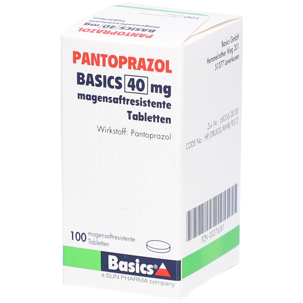PANTOPRAZOL BASICS 40 mg 100 St