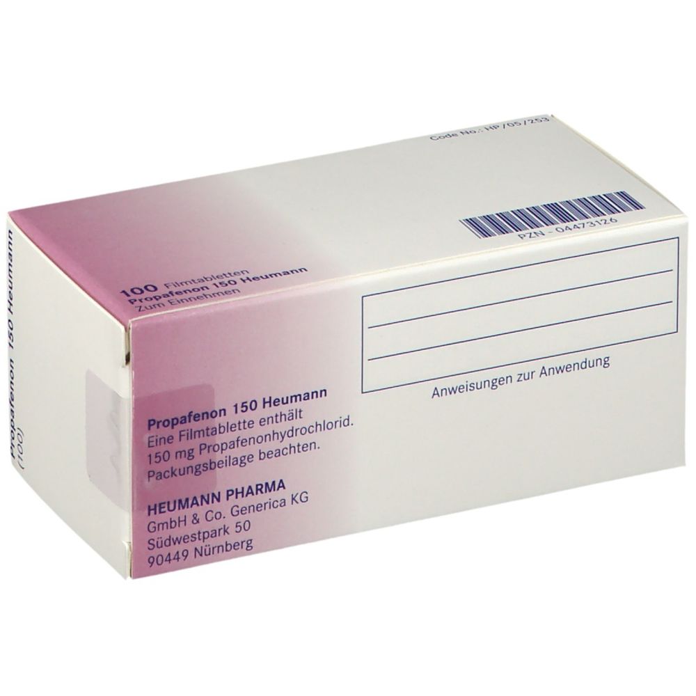 Propafenon 150 Heumann 100 St