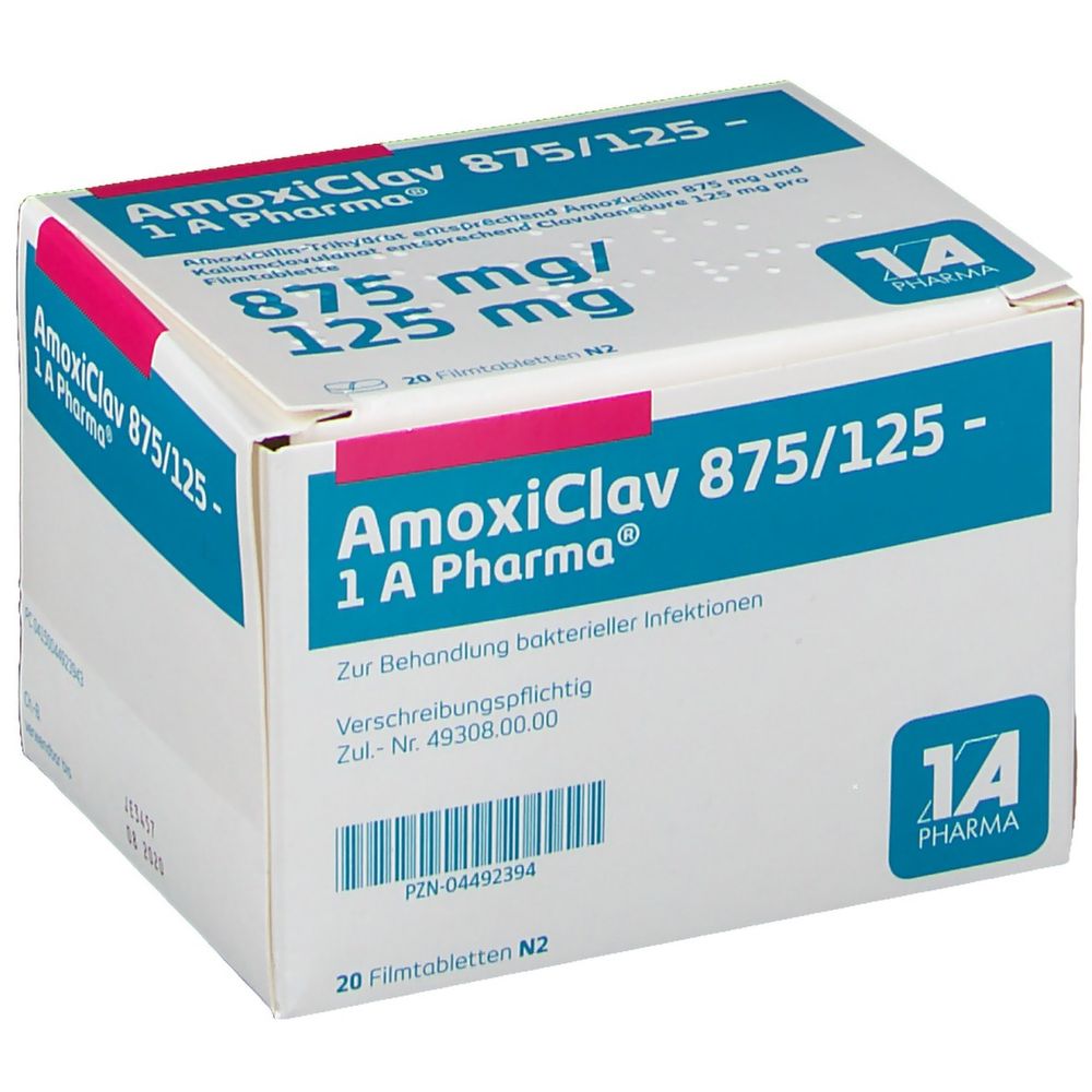 AmoxiClav 875/125 1 A Pharma® 20 St