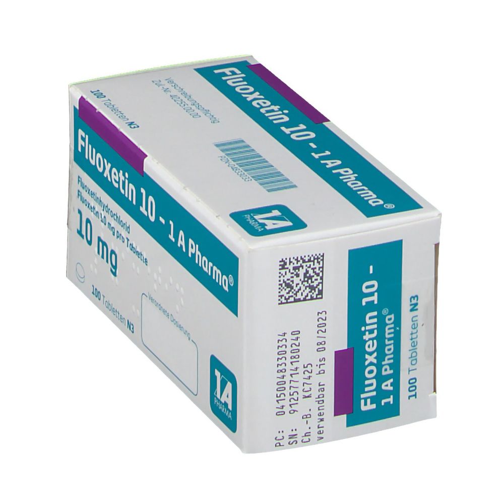 Fluoxetin 10 1 A Pharma® 100 St Fluoxetin 10 1 A Pharma® 100 St