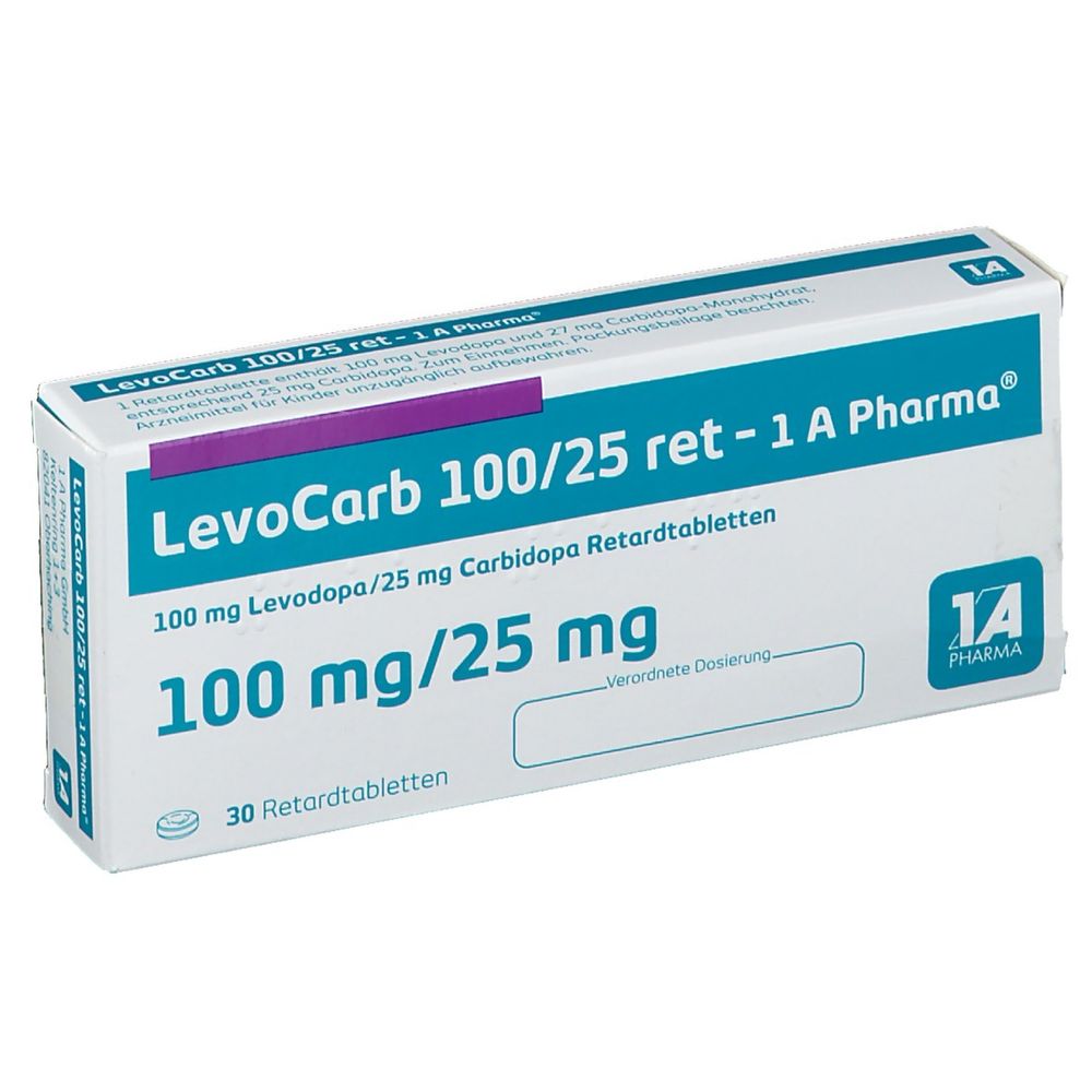 LevoCarb 100/25 ret 1 A Pharma® 30 St