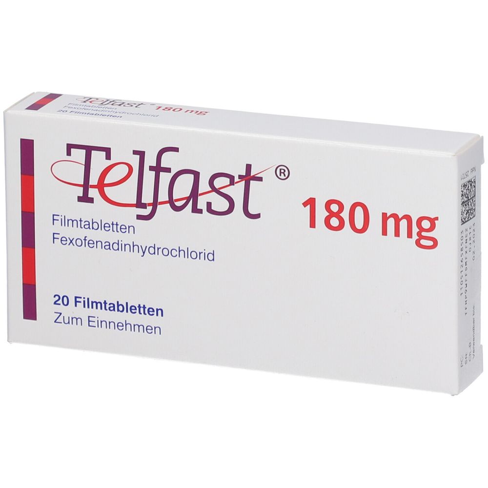 Tlfat Using TELFAST 180 mg Filmtabletten 20 St - shop-apotheke.com
