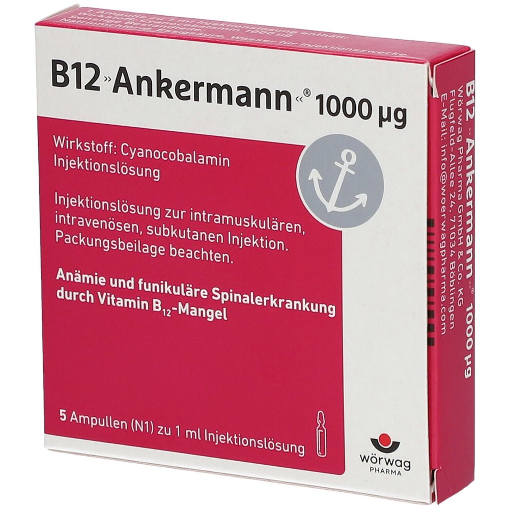 B12 Ankermann® Injekt 1.000 µg 5x1 Ml - Shop-apotheke.com