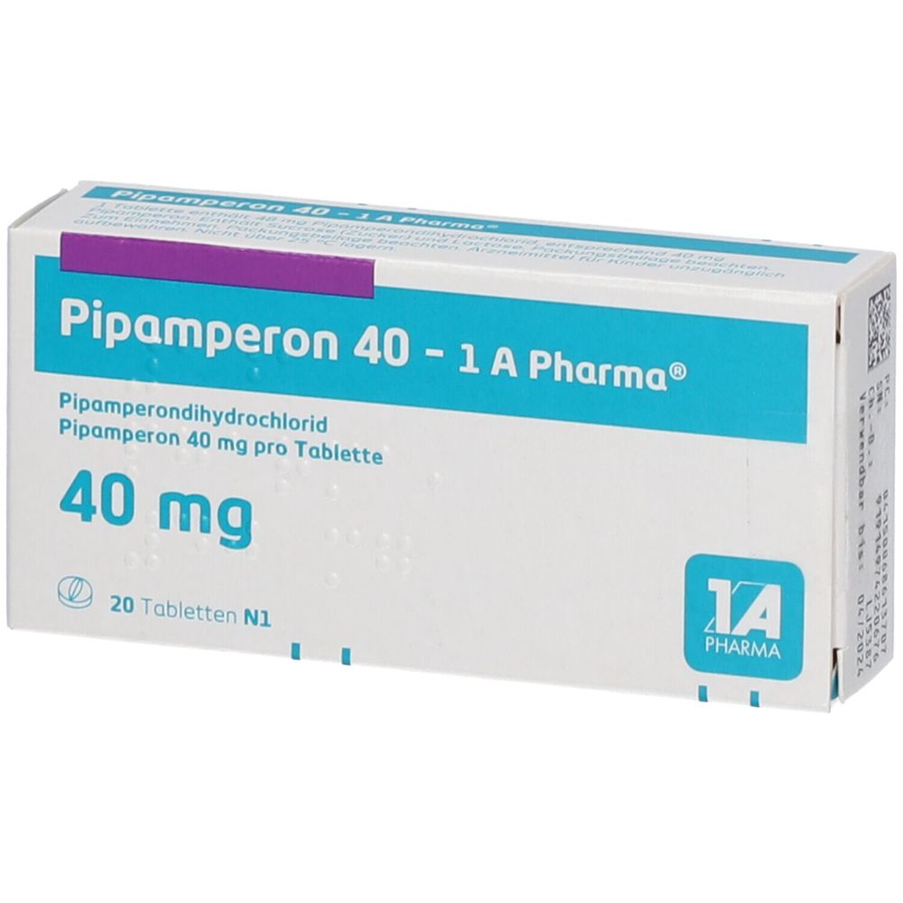 Pipamperon 40 - 1 A Pharma® 20 St - shop-apotheke.com