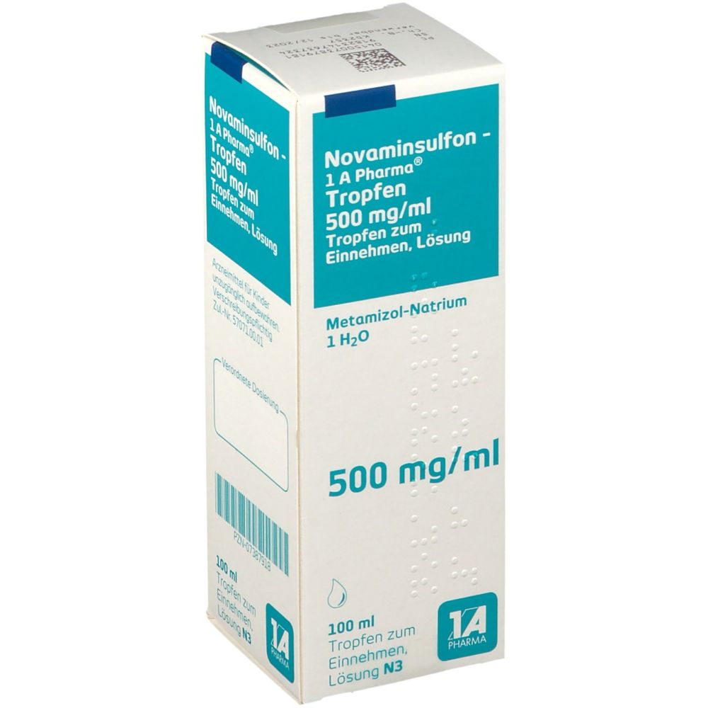 Novaminsulfon 1 A Pharma® Tropfen 500 mg/ml 100 ml