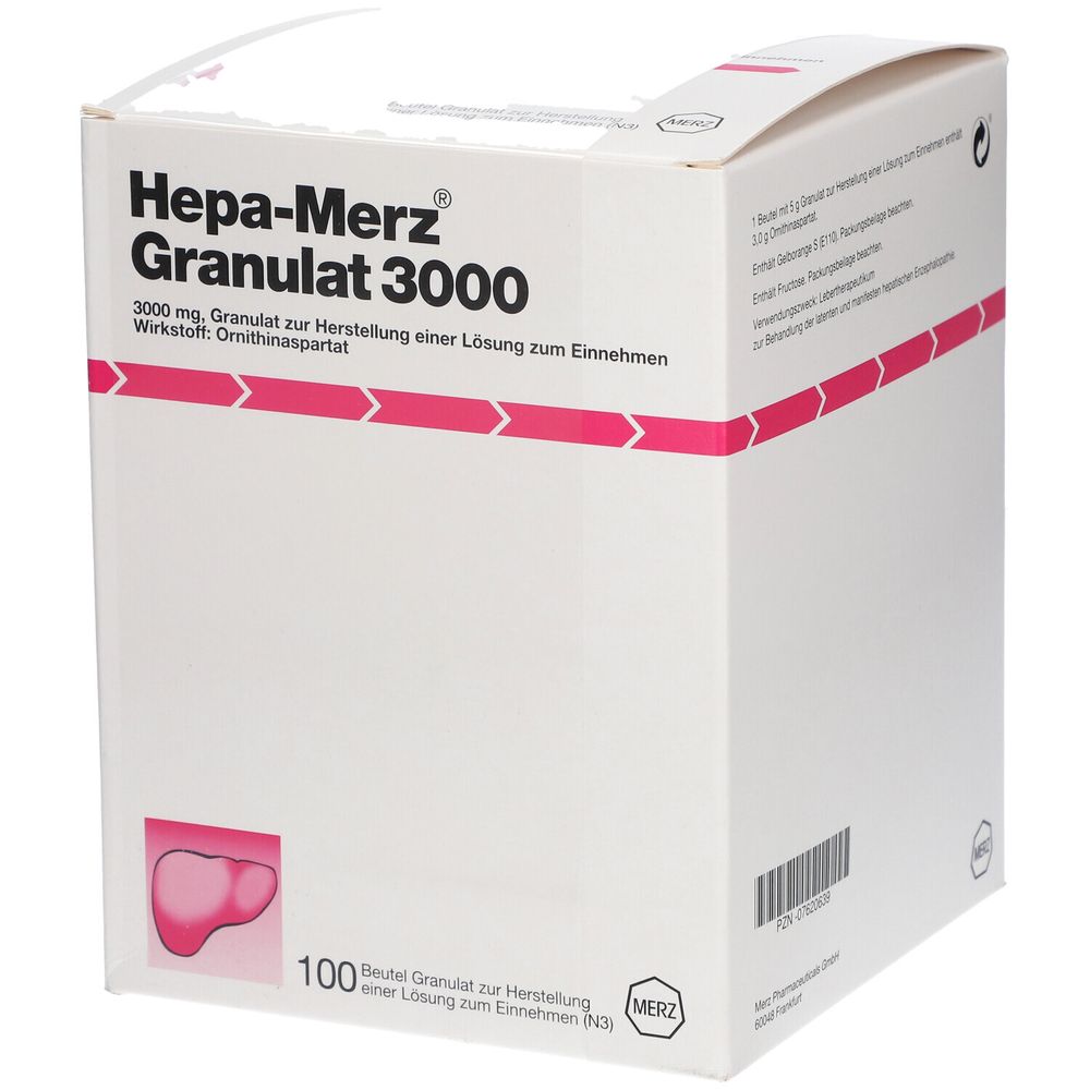 Hepa Merz® Granulat 3000 100 St