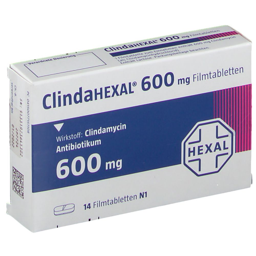 ClindaHEXAL® 600 mg 14 St - shop-apotheke.com