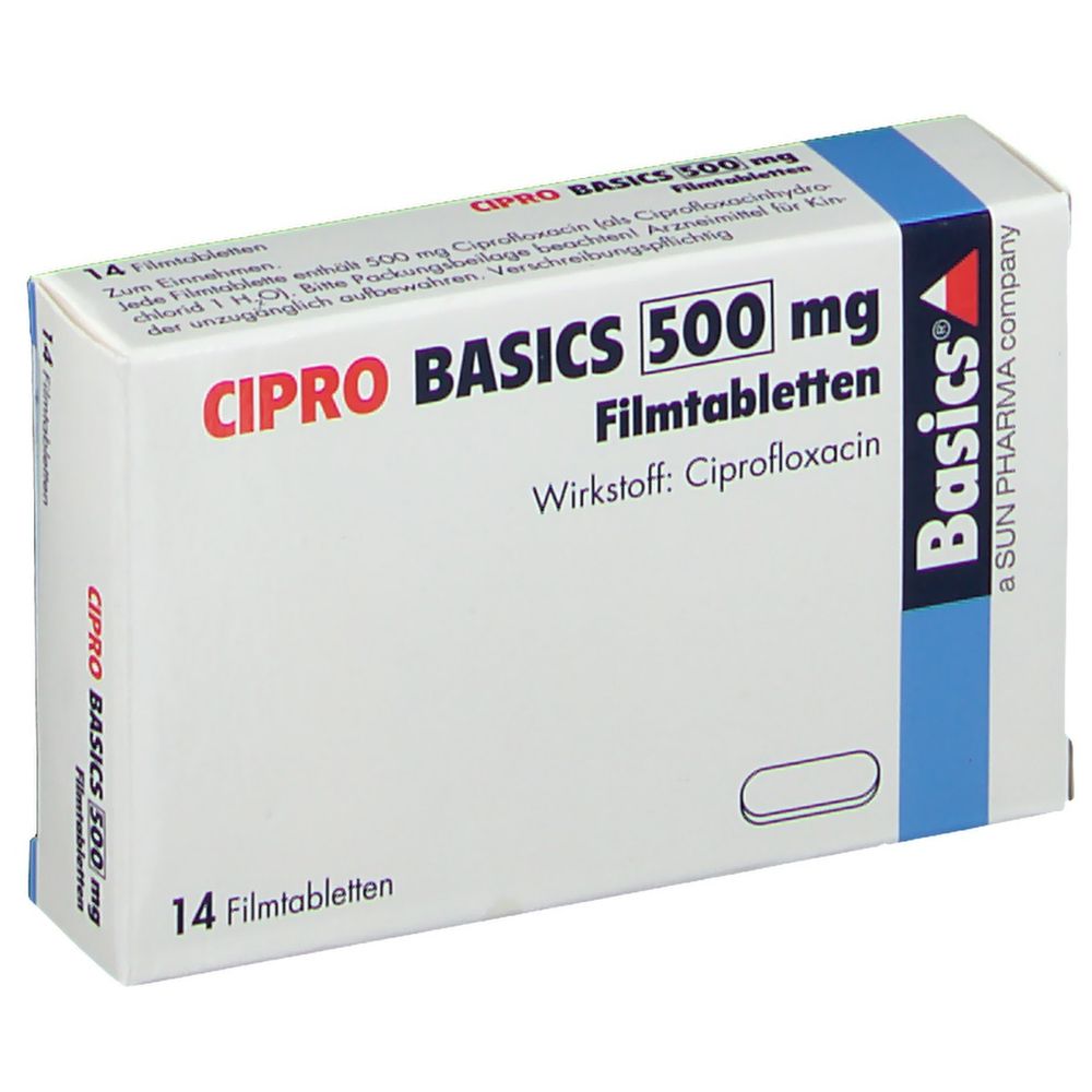 CIPRO BASICS 500 mg 14 St - shop-apotheke.com