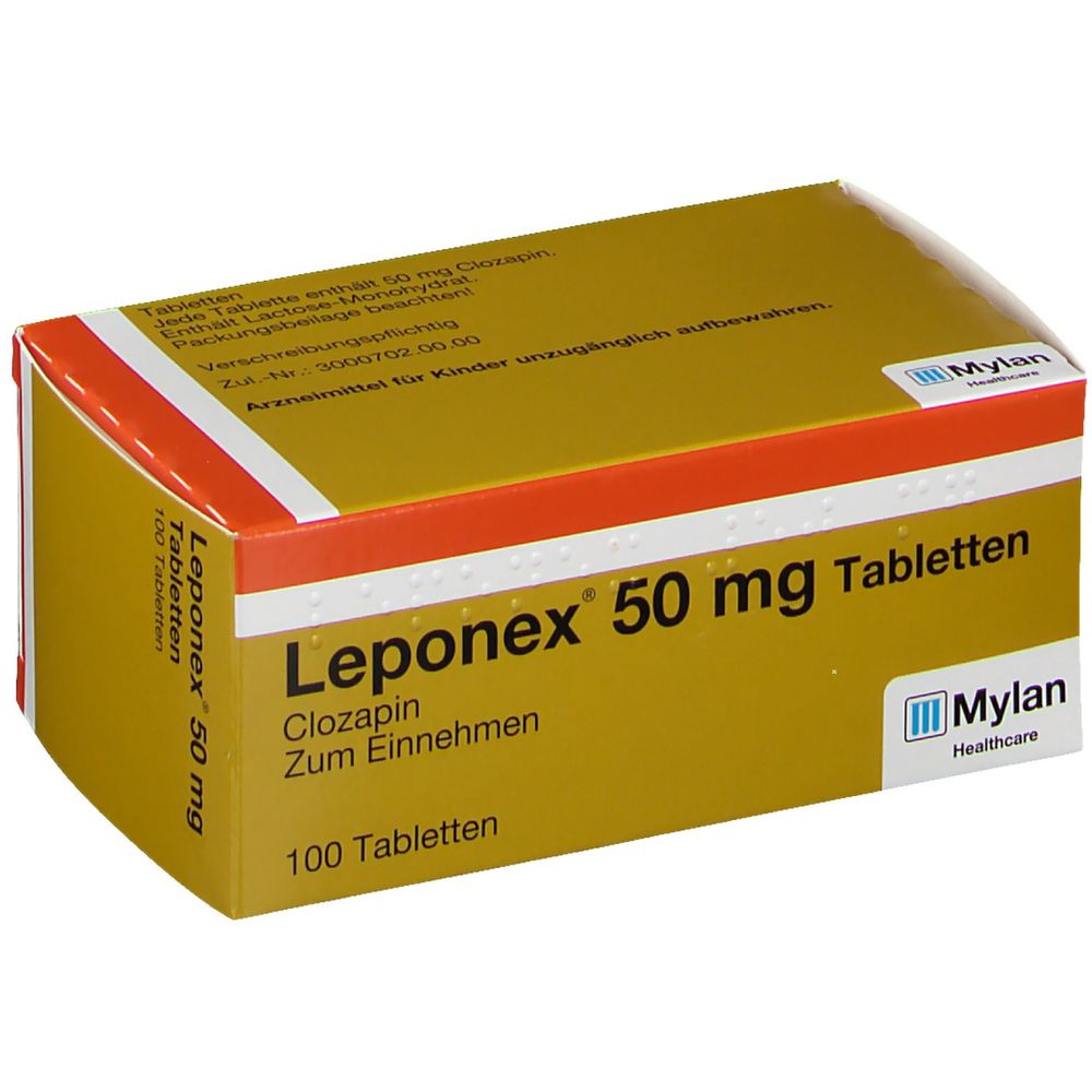 Leponex® 50 Mg 100 St Shop