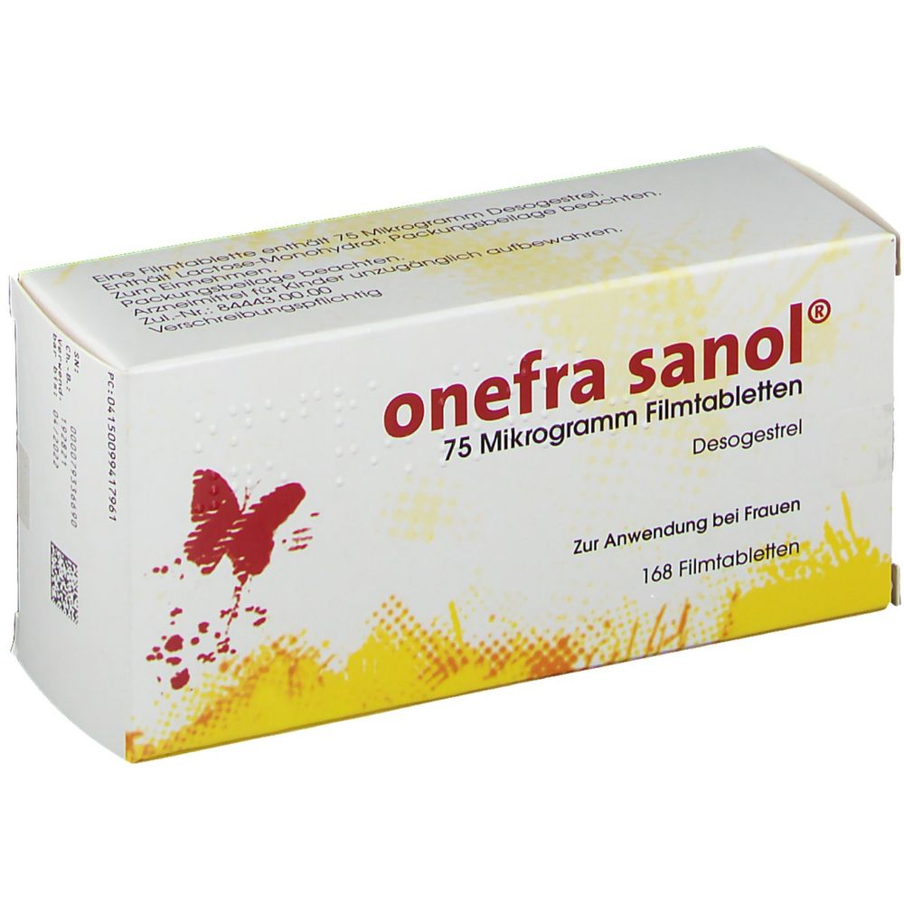 onefra sanol® 75 Mikrogramm 168 St