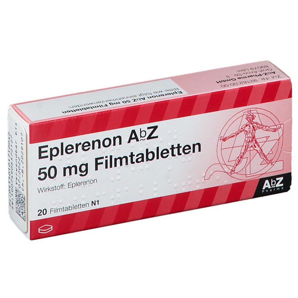 Eplerenon AbZ 50 mg 20 St