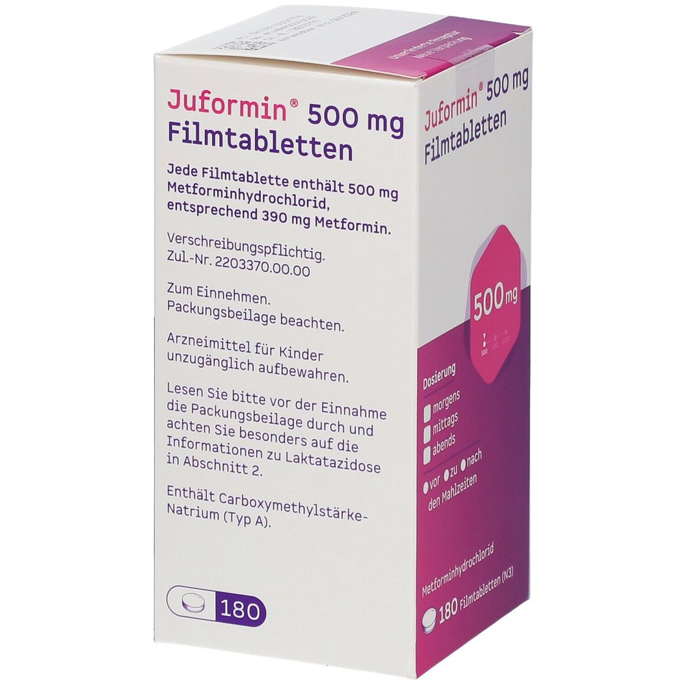 Juformin® 500 mg 180 St