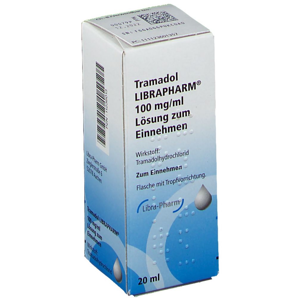 Tramadol LIBRAPHARM® 100 mg/ml 20 ml - shop-apotheke.com