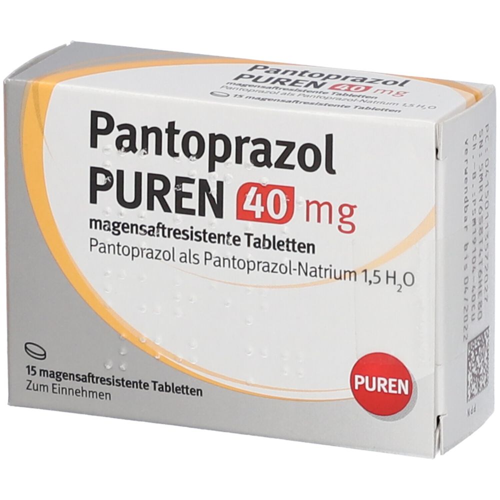 Pantoprazol PUREN 40 mg 15 St - shop-apotheke.com