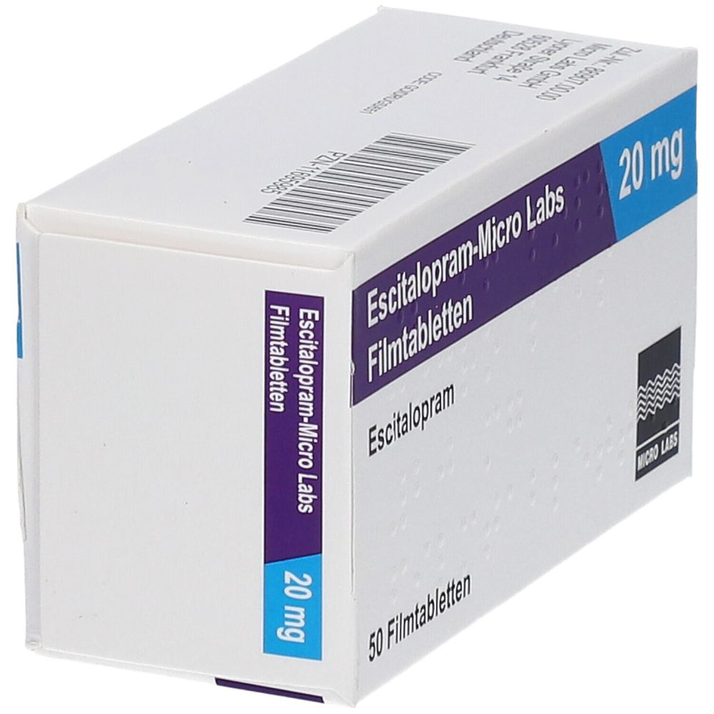 Escitalopram micro labs 20 mg 50 St - shop-apotheke.com