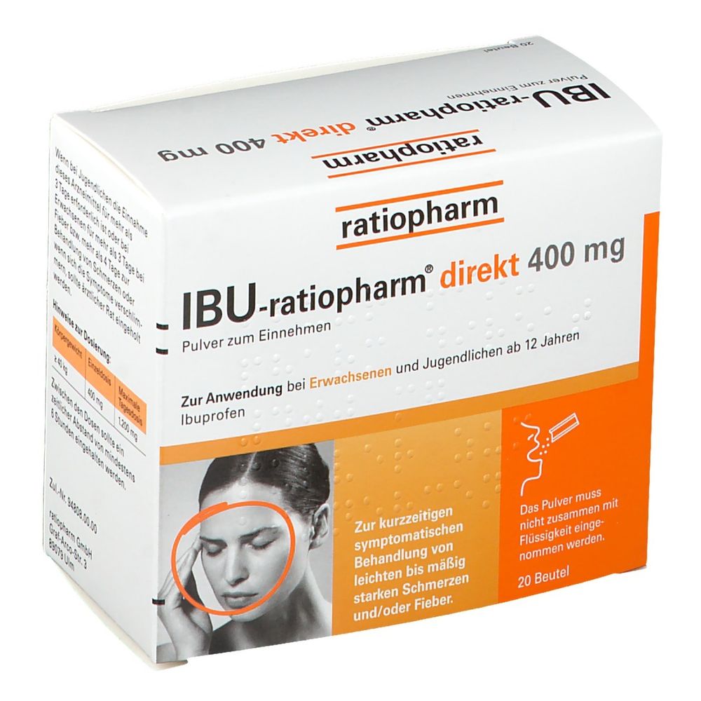 Ibu Ratiopharm Direkt 400 Mg Pulver
