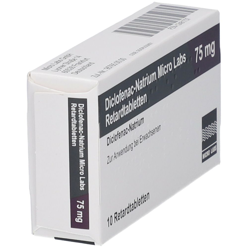 Diclofenac-Natrium Micro Labs 75 mg 10 St - shop-apotheke.com