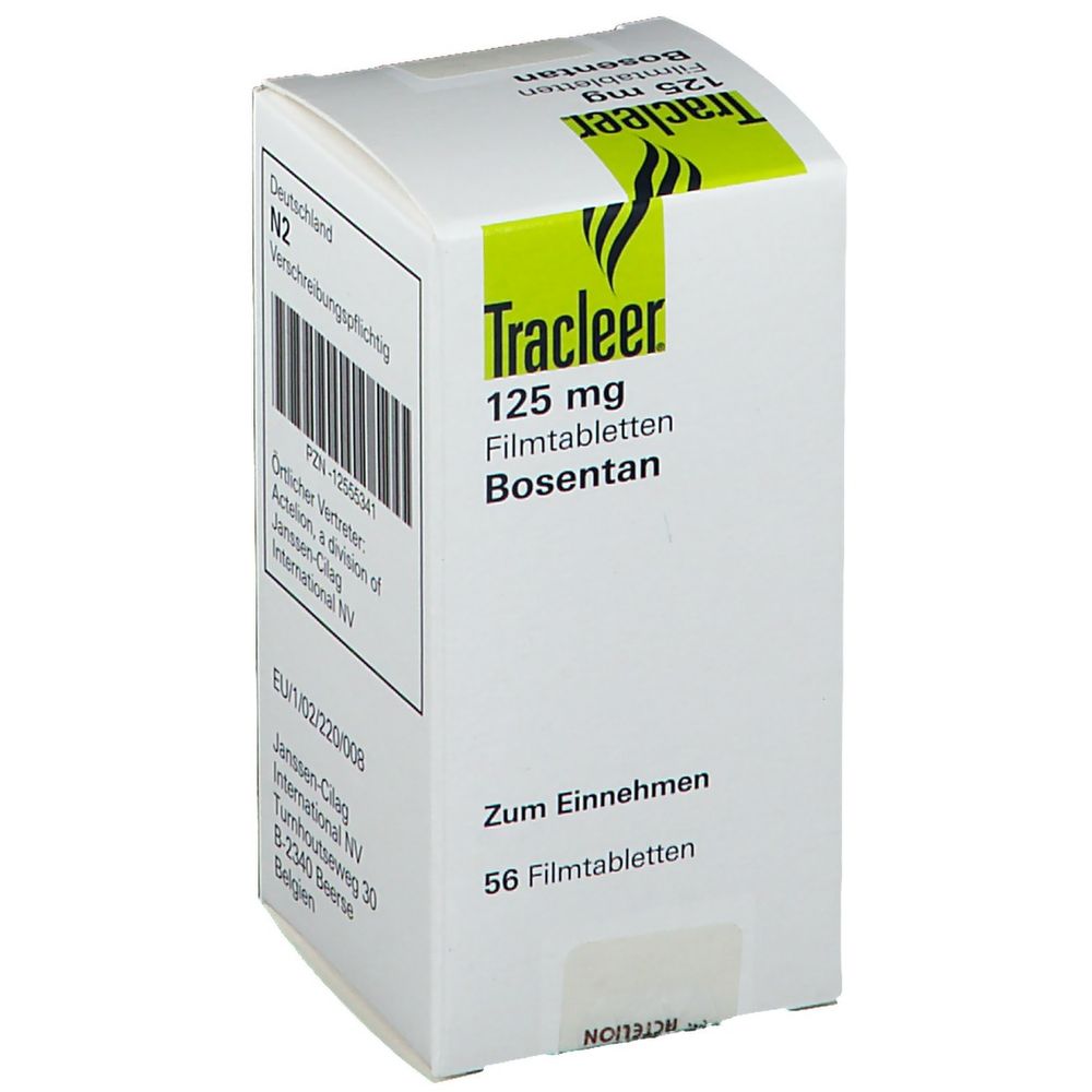 Tracleer J Code Tracleer® 62,5 Mg/-125 Mg Filmtabletten — Rote Liste – NKFJ