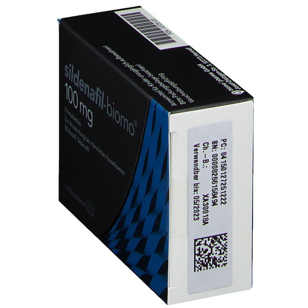 sildenafil-biomo® 100 mg 12 St - shop-apotheke.com