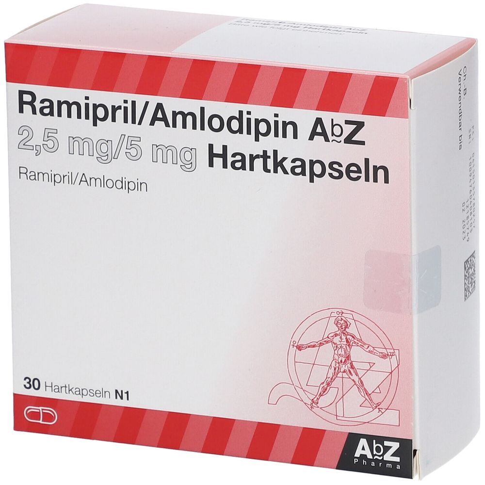 Ramipril/Amlodipin AbZ 2,5 mg/5 mg 30 St - shop-apotheke.com