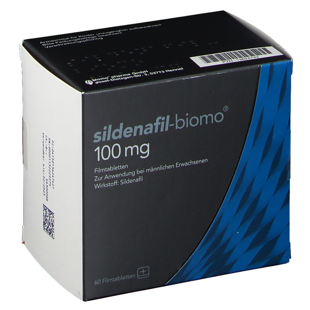 sildenafil-biomo® 100 mg 60 St - shop-apotheke.com
