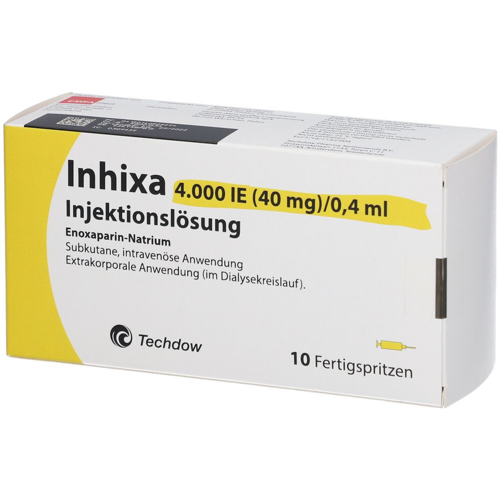 Inhixa 4.000 I.E. 40 mg/0,4 ml 10 St