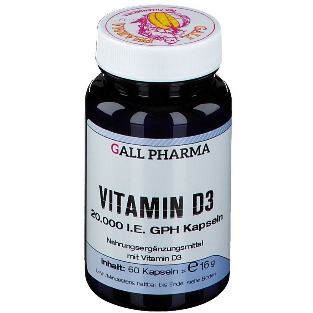 GALL PHARMA Vitamin D3 20.000 I.E. 60 St