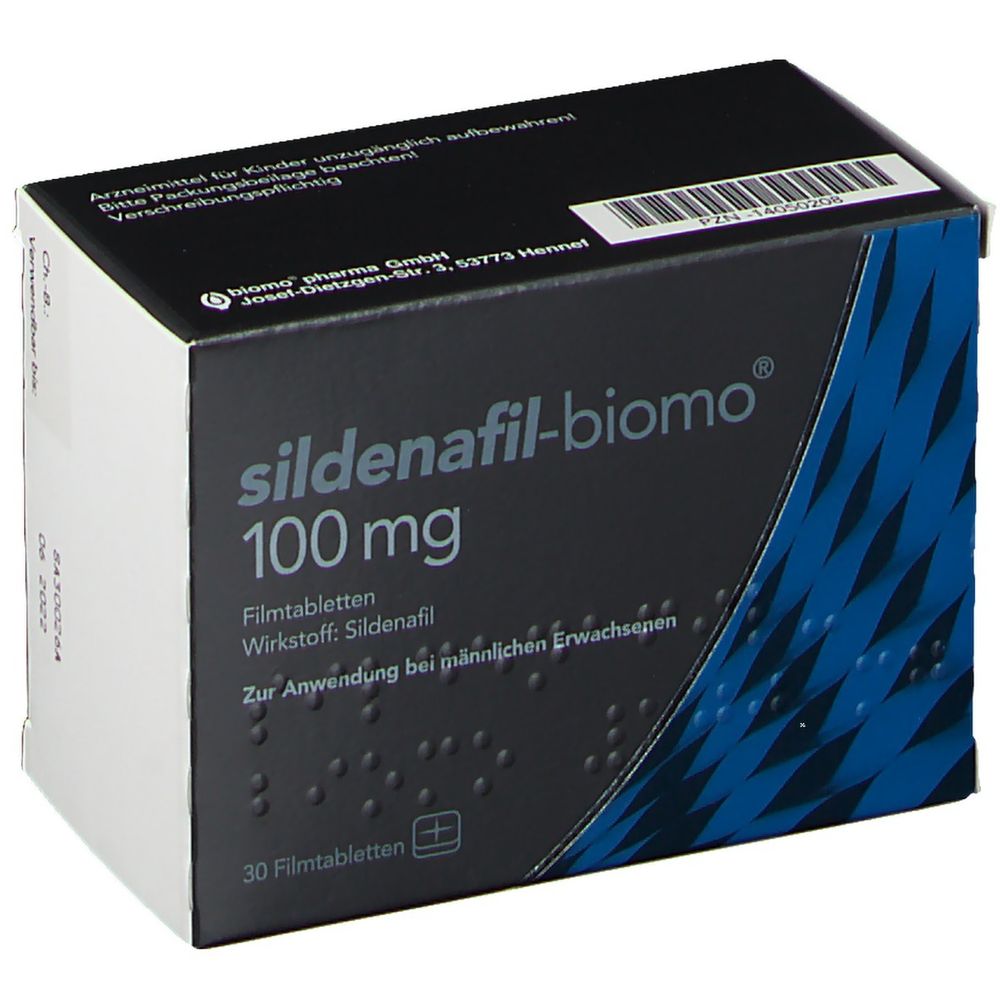 Sildenafil Biomo 100 Mg Erfahrungen