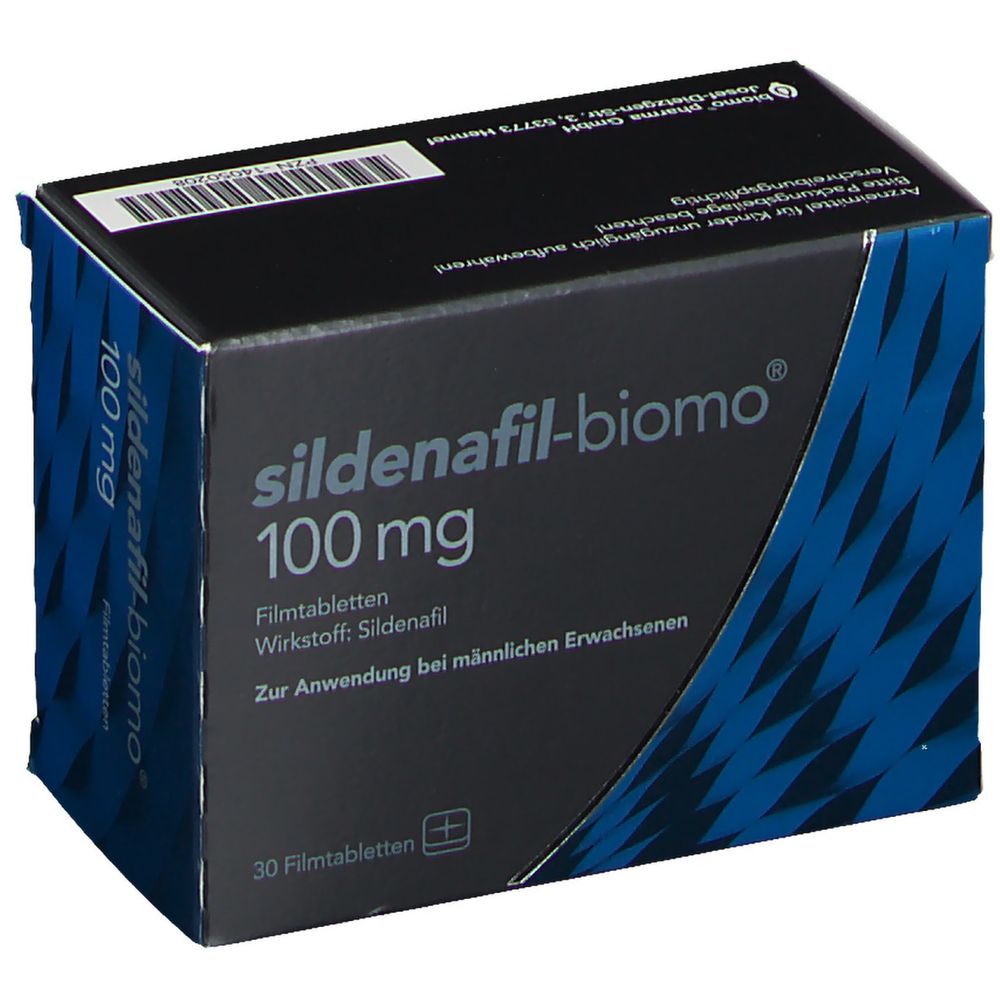 sildenafilbiomo® 100 mg 30 St