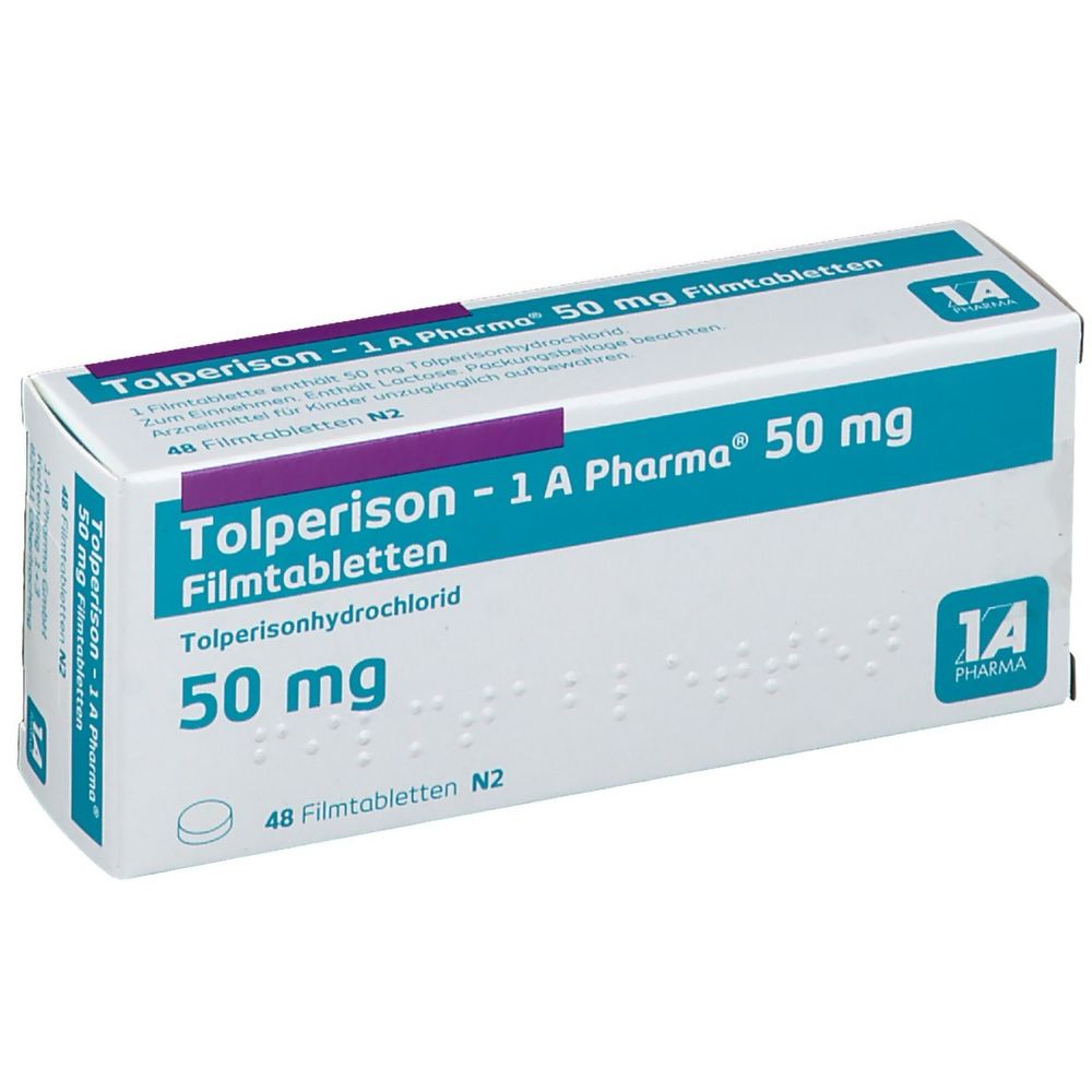 Tolperison - 1 A Pharma® 50 mg 48 St - shop-apotheke.com