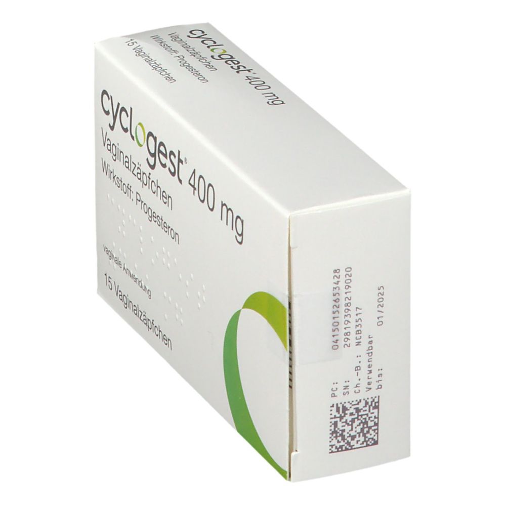cyclogest® 400 mg 15 St