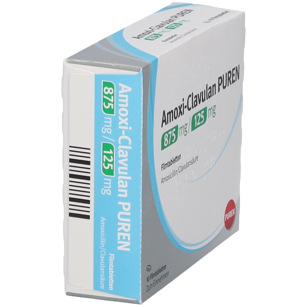 AmoxiClavulan PUREN 875 mg/125 mg 10 St